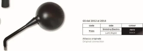 Espejo BMW GS 2012-2014 IZ DER