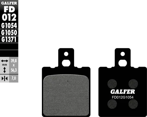 Pastillas Galfer FD012G1054 semi metal