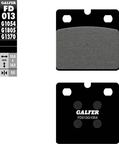 Pastillas Galfer FD013G1054 semi metal