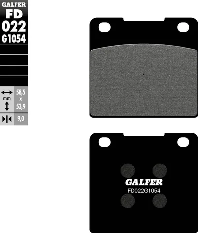 Pastillas Galfer FD022G1054 semi metal