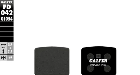 Pastillas Galfer FD042G1054 semi metal