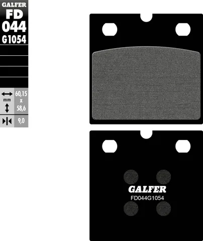 Pastillas Galfer FD044G1054 semi metal