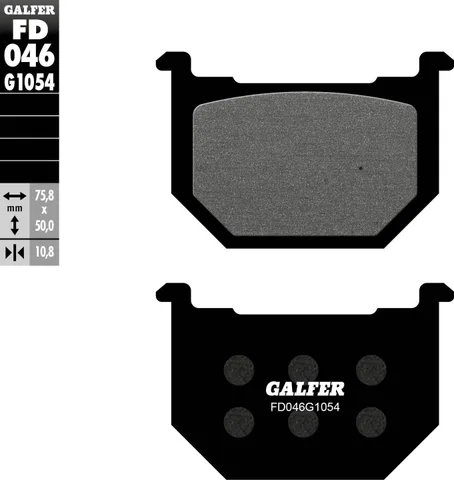 Pastillas Galfer FD046G1054 semi metal