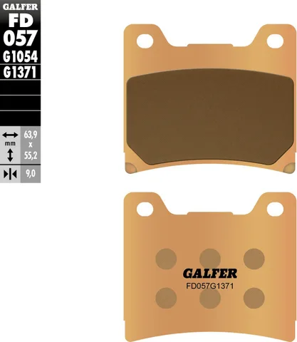 Pastillas Galfer FD057G1371 sinter street