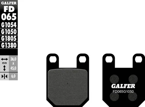 Pastillas Galfer FD065G1050 scooter