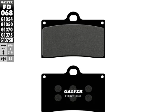 Pastillas Galfer FD068G1054 semi metal