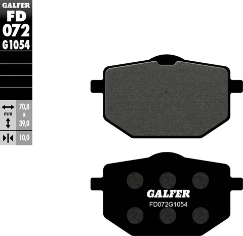 Pastillas Galfer FD072G1054 semi metal