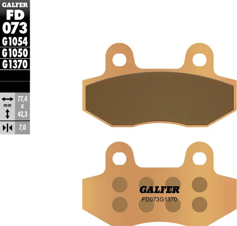 Pastillas Galfer FD073G1370 sinter street