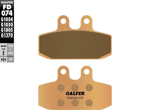 Pastillas Galfer FD074G1370 sinter street