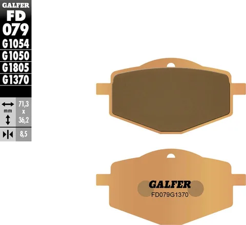 Pastillas Galfer FD079G1370 sinter street
