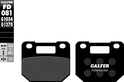 Pastillas Galfer FD081G1054 semi metal