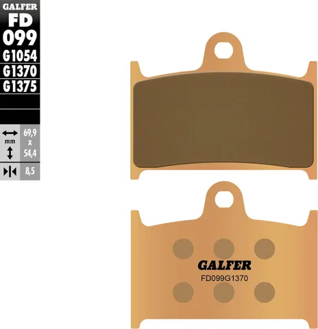 Pastillas Galfer FD099G1370 Sinter Street