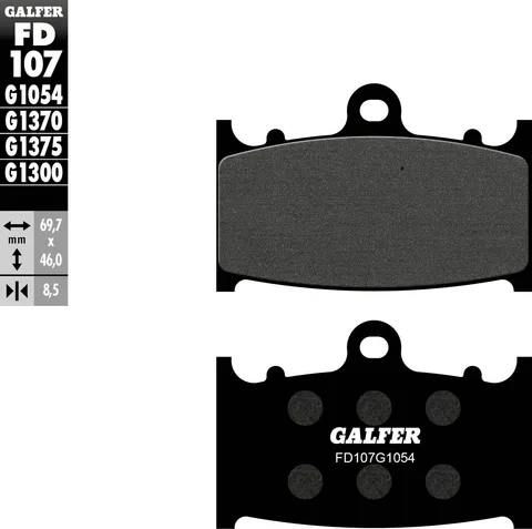 Pastillas Galfer FD107G1054 semi metal