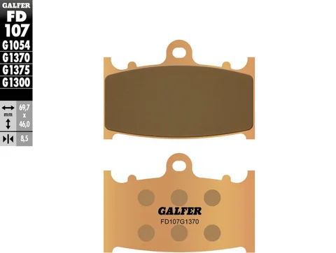 Pastillas Galfer FD107G1370 Sinter Street