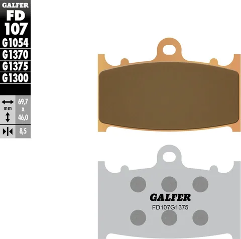 Pastillas Galfer FD107G1375 Sinter Sport