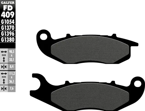 Pastillas Galfer FD109G1054 Semi Metal