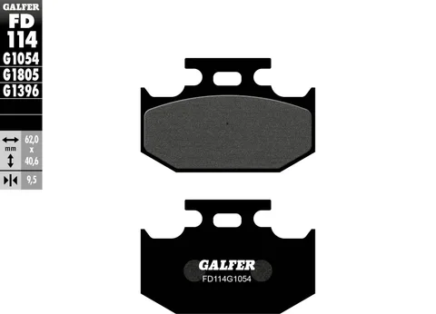 Pastillas Galfer FD114G1054 Semi Metal