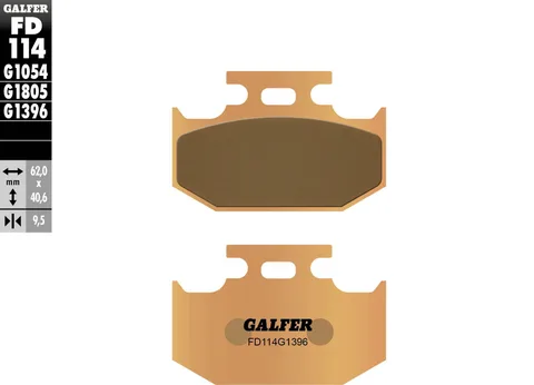 Pastillas Galfer FD114G1396 Sinter Offroad