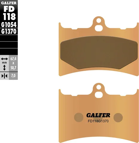 Pastillas Galfer FD118G1370 Sinter Street