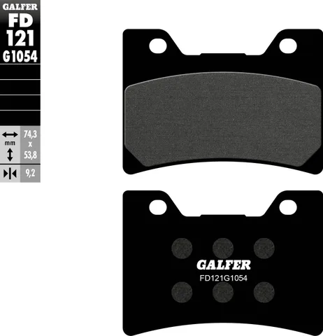 Pastillas Galfer FD121G1054 Semi Metal