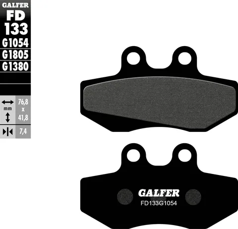 Pastillas Galfer FD133G1054 semi metal
