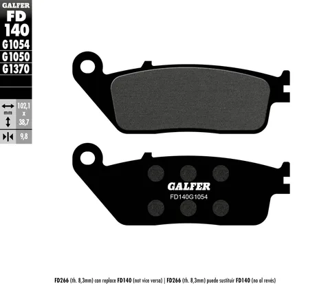 Pastillas Galfer FD140G1054 semi metal