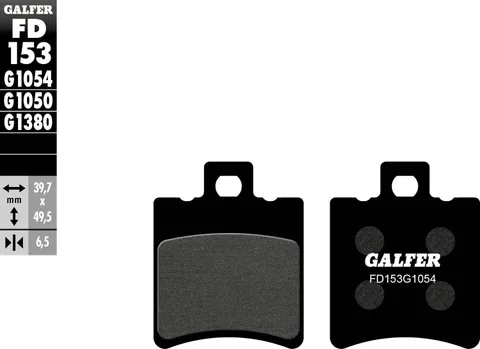 Pastillas Galfer FD153G1054 semi metal