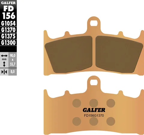 Pastillas Galfer FD156G1370 sinter street