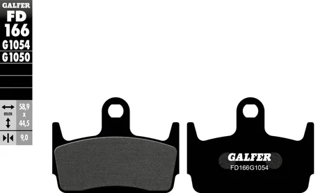 Pastillas Galfer FD166G1054 Semi metal