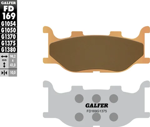 Pastillas Galfer FD169G1375 Sinter Sport