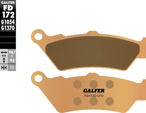 Pastillas Galfer FD172G1370 Sinter Street