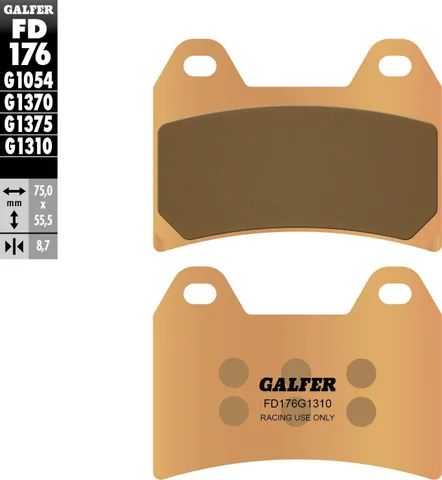 Pastillas Galfer FD176G1310 Sinter Racing