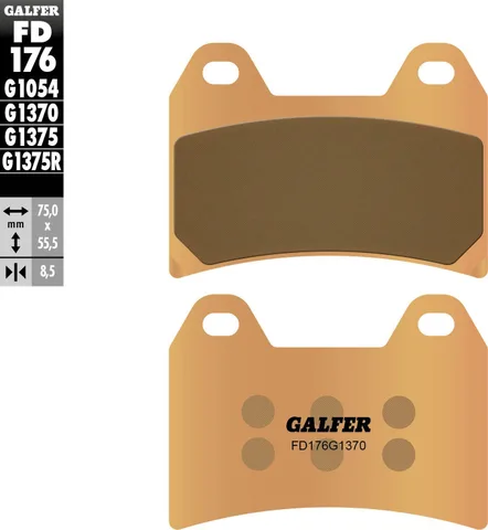 Pastillas Galfer FD176G1370 Sinter Street