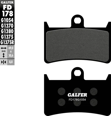 Pastillas Galfer FD178G1054 Semi metal