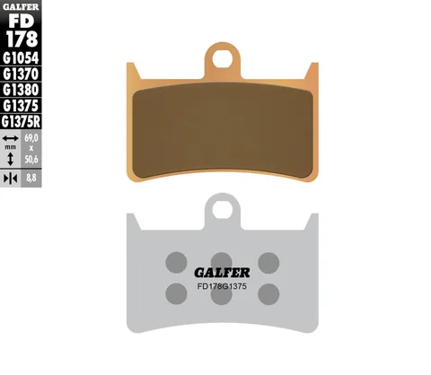 Pastillas Galfer FD178G1375 Sinter Sport