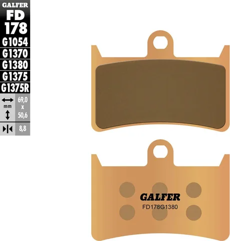 Pastillas Galfer FD178G1380 scooter