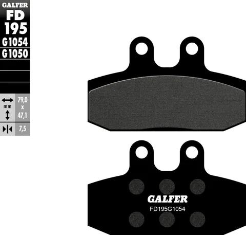 Pastillas Galfer FD195G1054 Semi metal