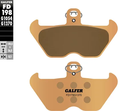 Pastillas Galfer FD198G1370 Sinter Street