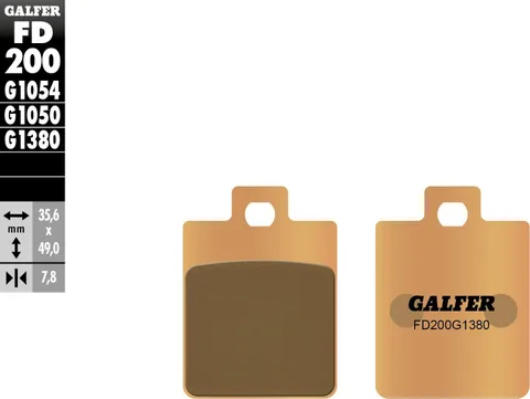 Pastillas Galfer FD200G1380 Scooter