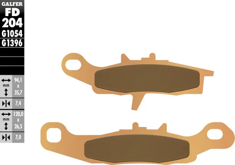 Pastillas Galfer FD204G1396 Sinter Offroad