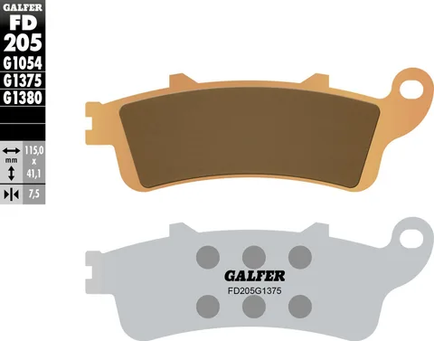 Pastillas Galfer FD205G1375 Sinter Sport