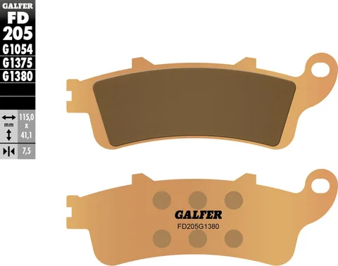 Pastillas Galfer FD205G1380 Scooter