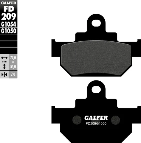 Pastillas Galfer FD209G1050 Scooter