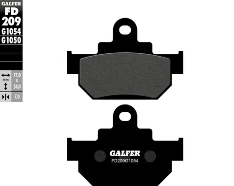 Pastillas Galfer FD209G1054 Semi Metal