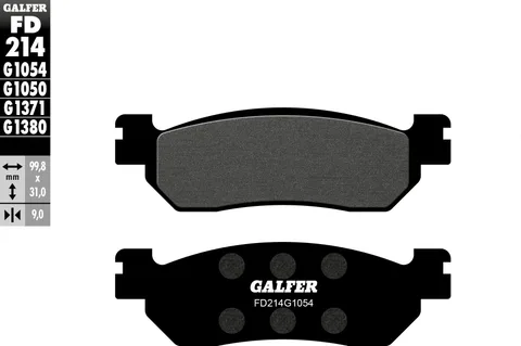 Pastillas Galfer FD214G1054 Semi Metal