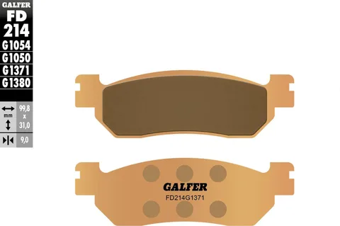 Pastillas Galfer FD214G1371 Sinter Street