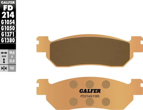 Pastillas Galfer FD214G1380 Scooter