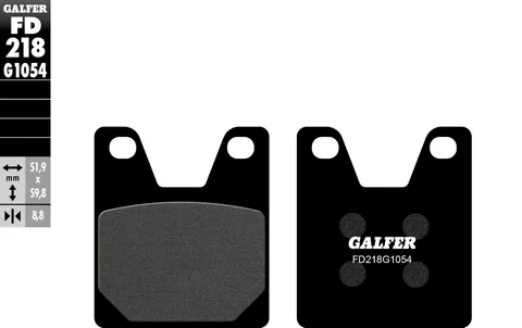 Pastillas Galfer FD218G1054 Semi Metal