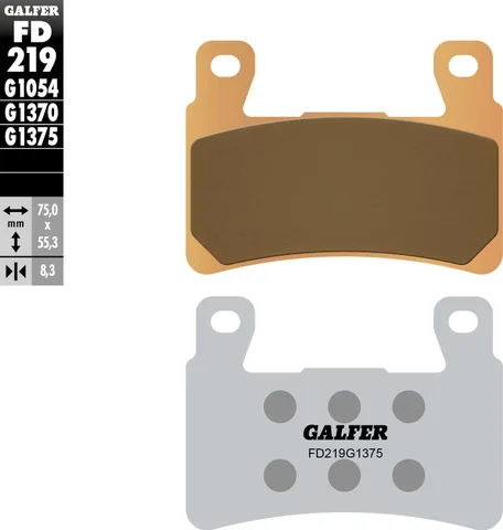 Pastillas Galfer FD219G1375 Sinter Sport