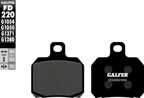 Pastillas Galfer FD220G1054 Semi Metal